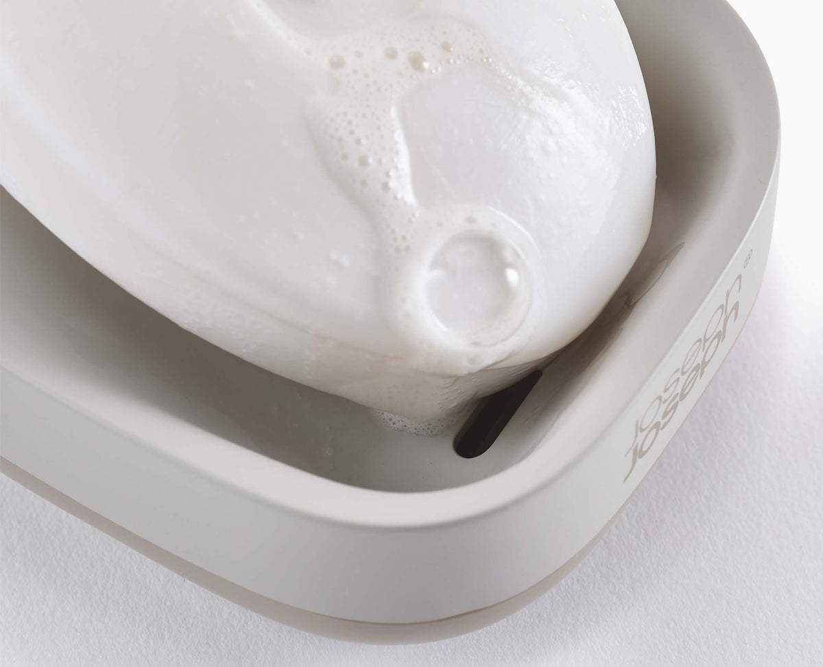 Joseph Joseph Slim™ Compact Matt Ecru Soap Dish