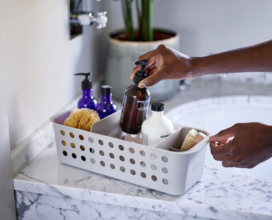 Joseph Joseph EasyStore™ Slimline Ecru Bathroom Storage Basket