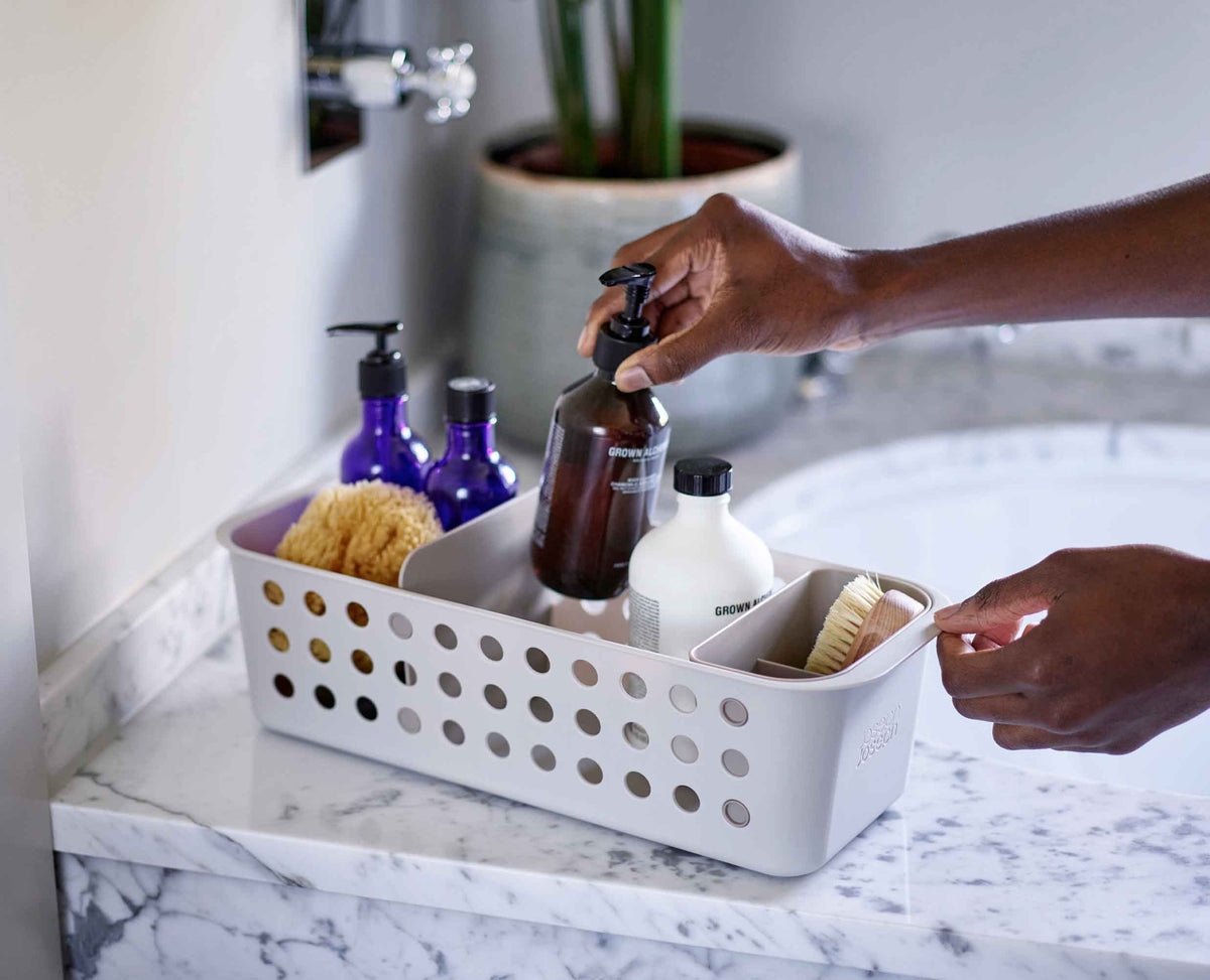 Joseph Joseph EasyStore™ Slimline Ecru Bathroom Storage Basket