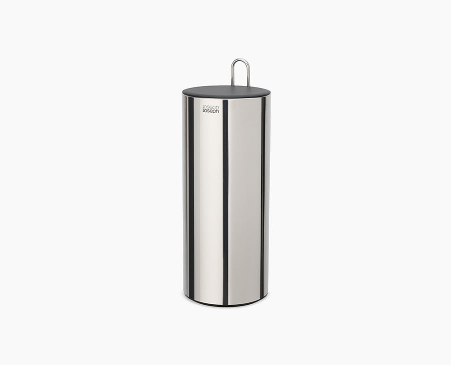 Joseph Joseph Easystore™ Luxe Stainless-steel Concealed Toilet Roll Holder