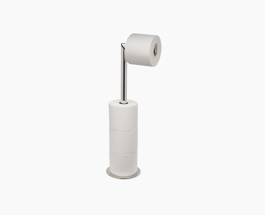 Joseph Joseph EasyStore™ Luxe 2-in-1 Stainless-steel Toilet Roll Stand