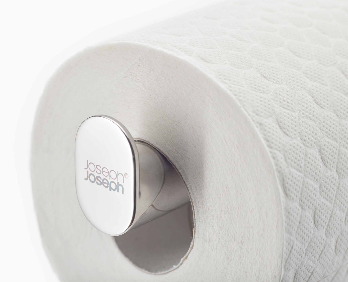 Joseph Joseph EasyStore™ Luxe 2-in-1 Stainless-steel Toilet Roll Stand
