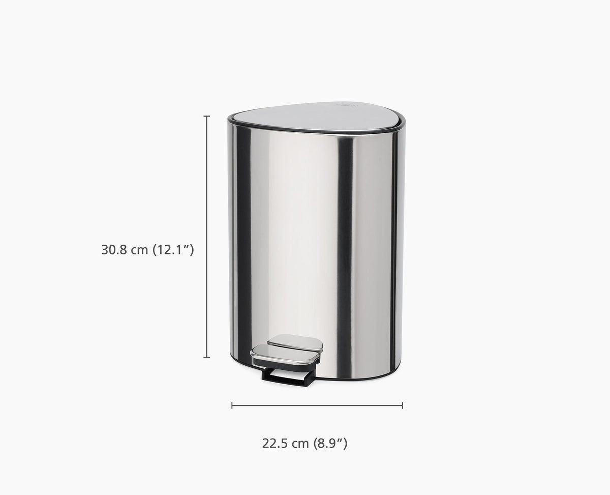 Joseph Joseph EasyStore™ Luxe 5L Stainless-steel Pedal Trash Can