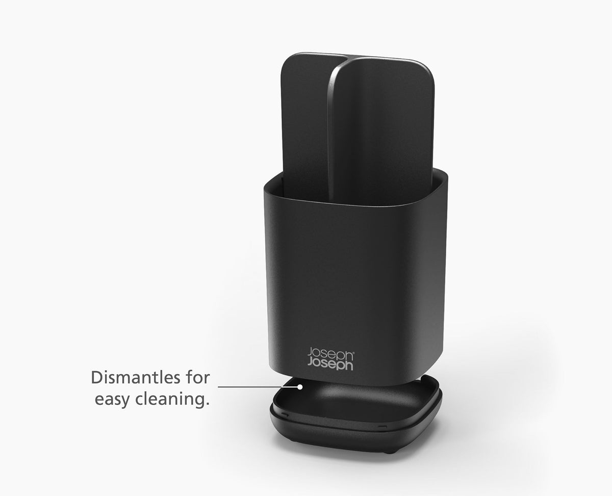 Joseph Joseph EasyStore™ Matt Black Toothbrush Holder