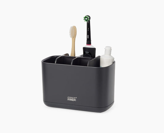 Joseph Joseph EasyStore™ Large Matt Black Toothbrush Holder