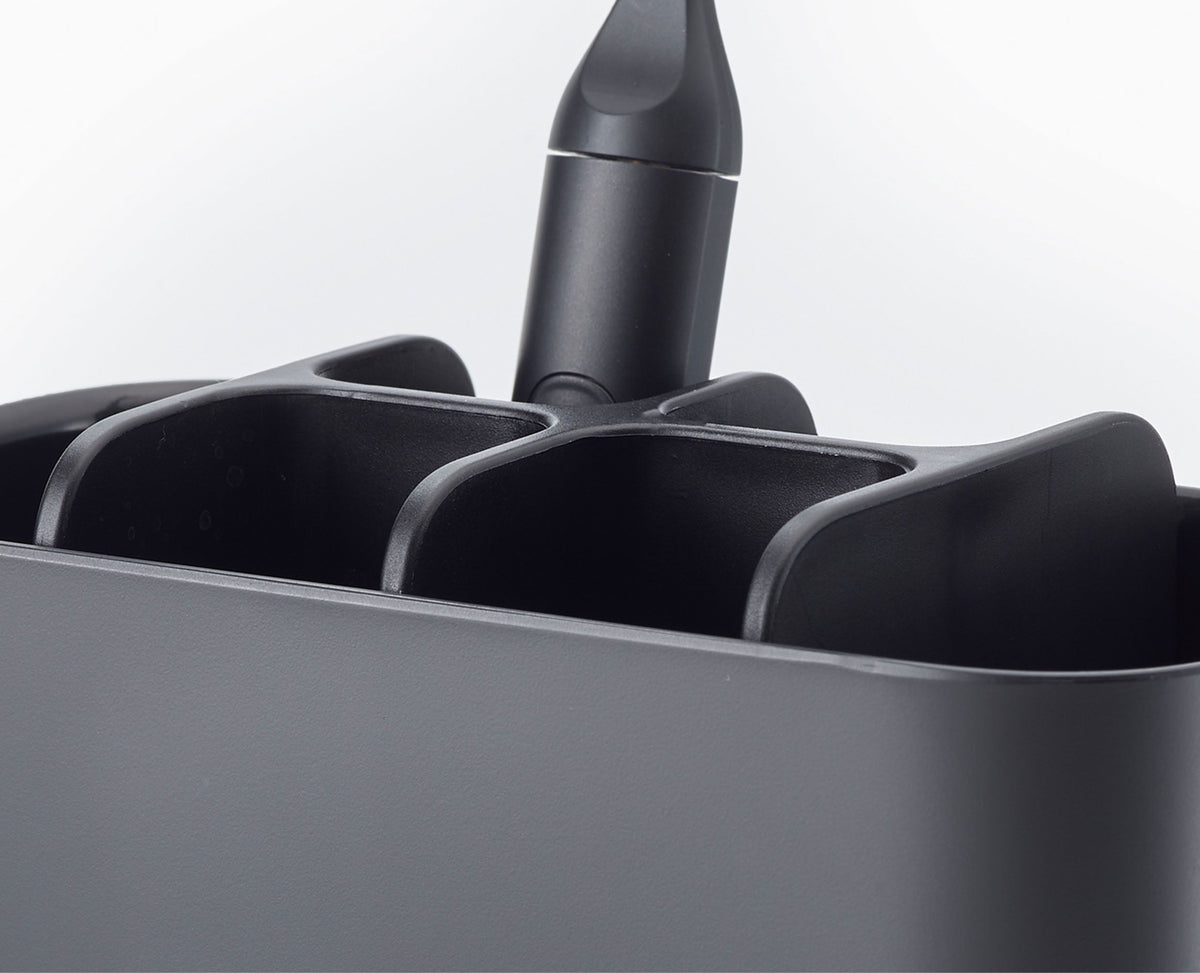 Joseph Joseph EasyStore™ Large Matt Black Toothbrush Holder