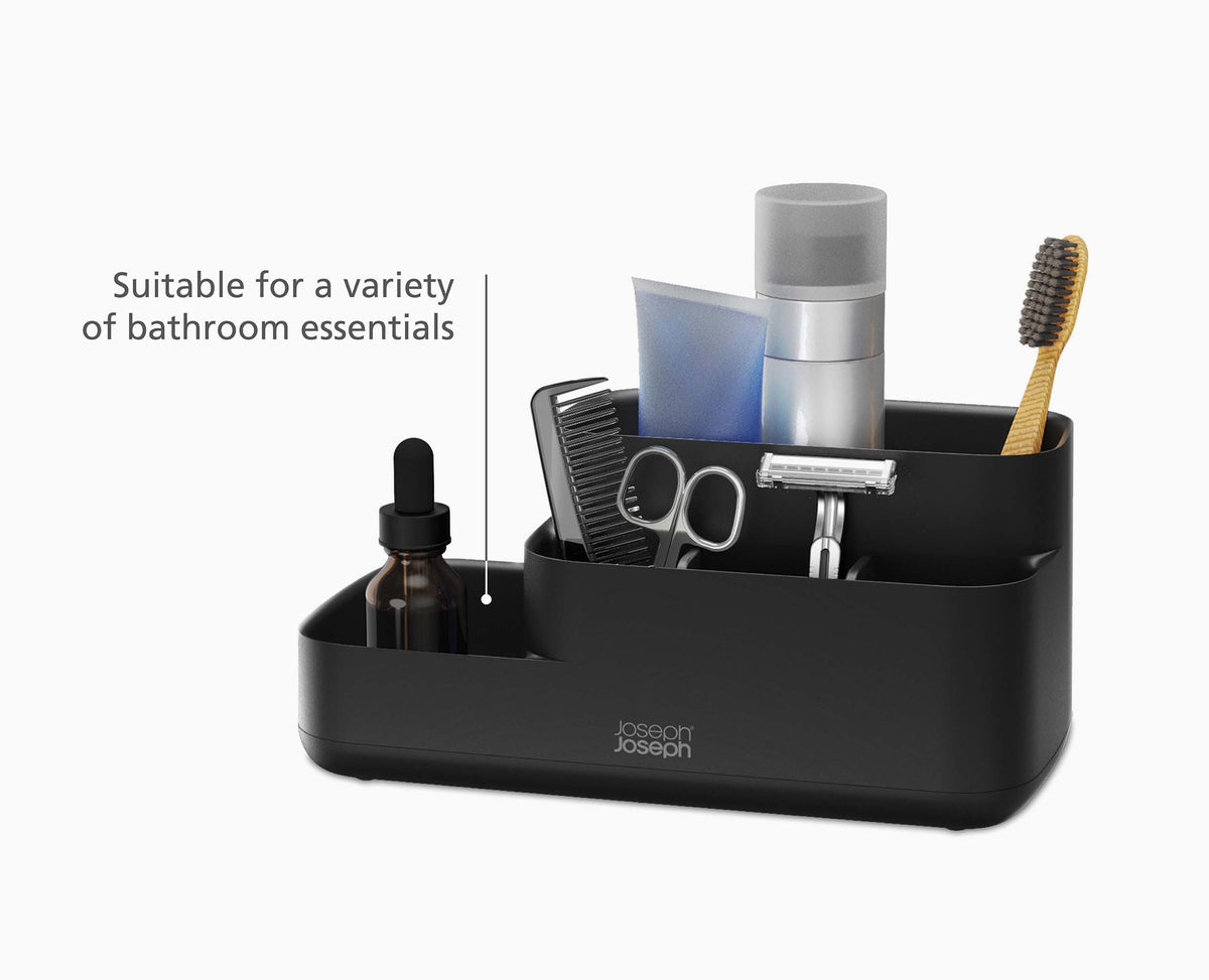 Joseph Joseph EasyStore™ Matt Black Bathroom Storage Caddy