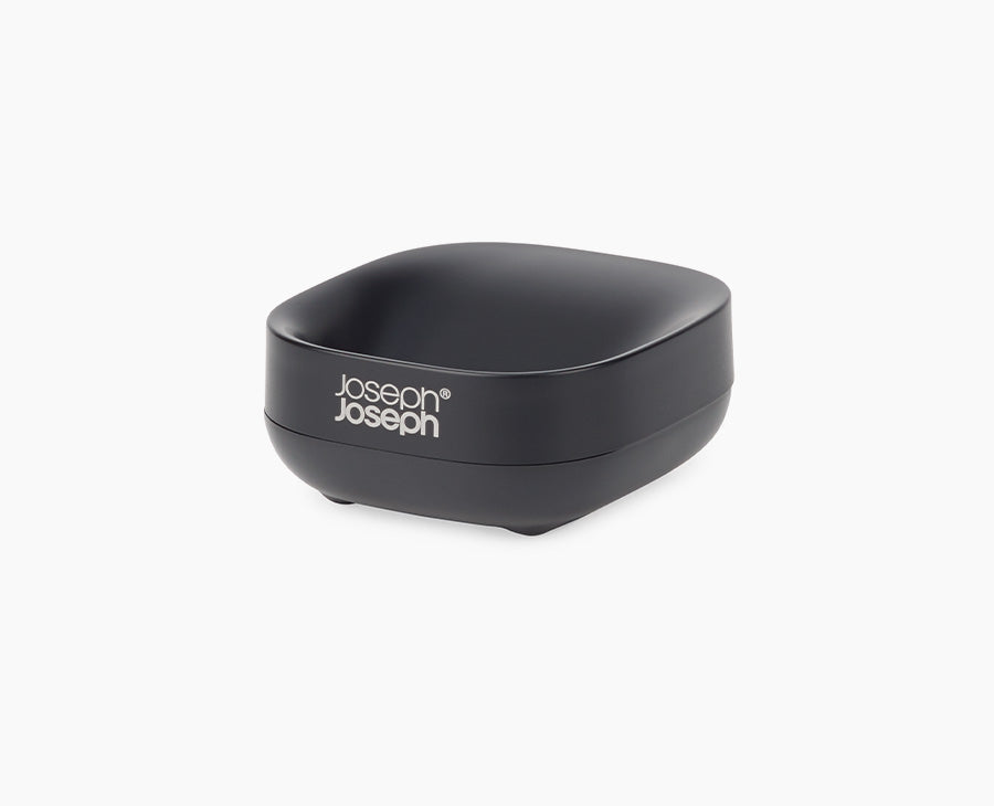 Joseph Joseph Slim™ Compact Matt Black Soap Dish