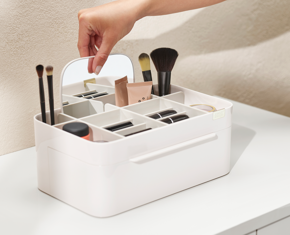 Joseph Joseph Viva Large Cosmetic Organiser With Removable Mirror