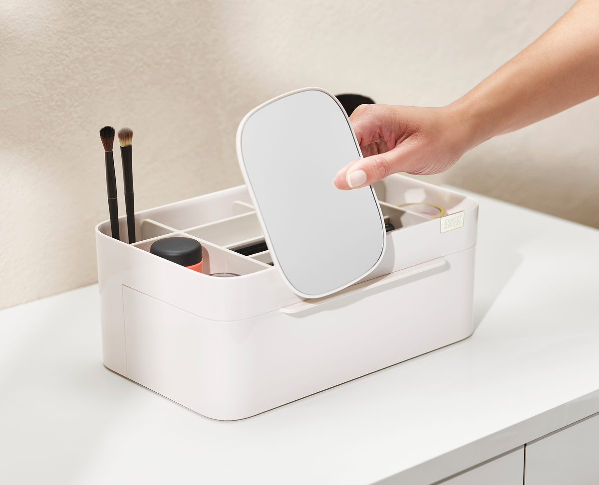 Joseph Joseph Viva Large Cosmetic Organiser With Removable Mirror