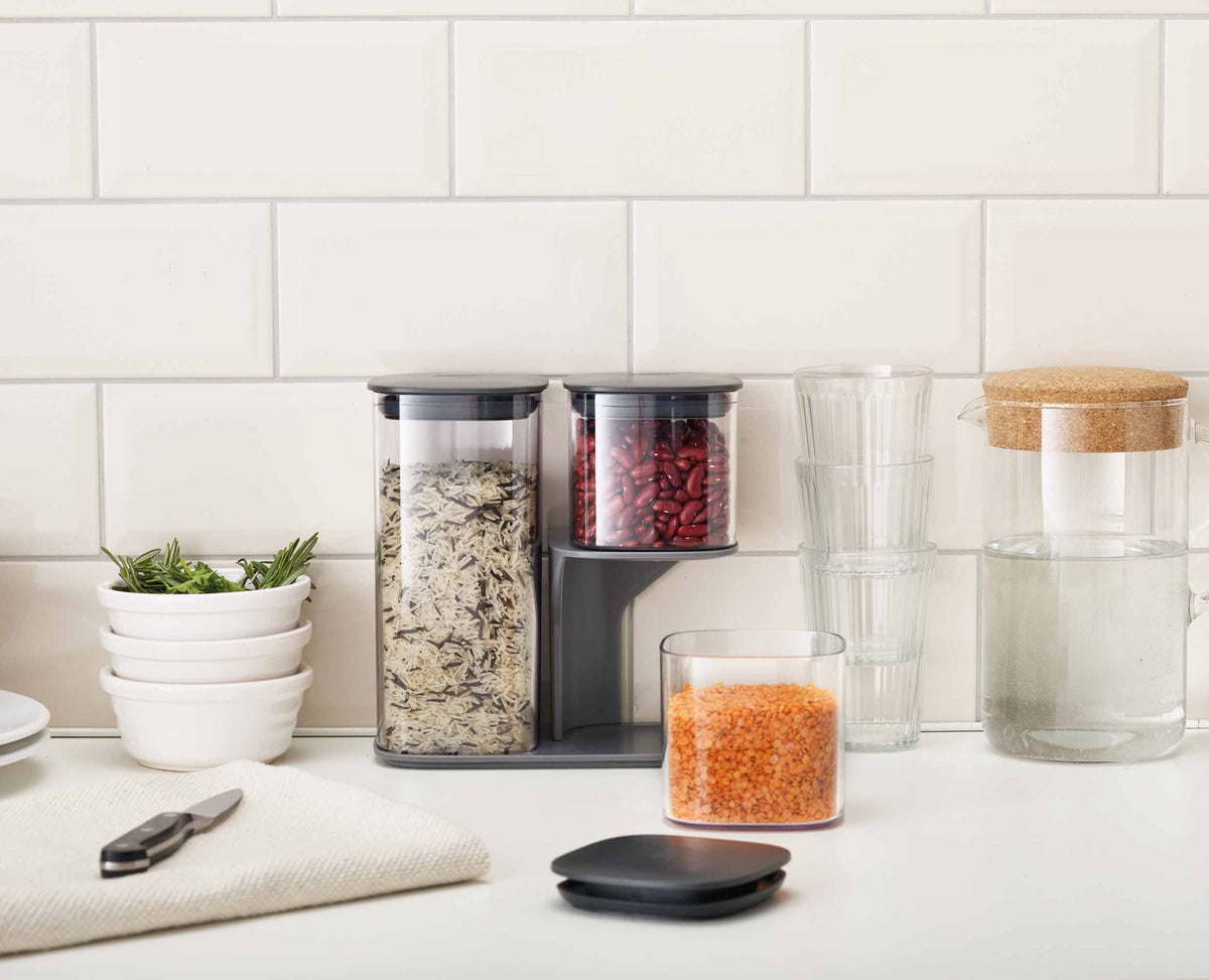 Joseph Joseph Podium™ 3-piece Grey Storage Container Set