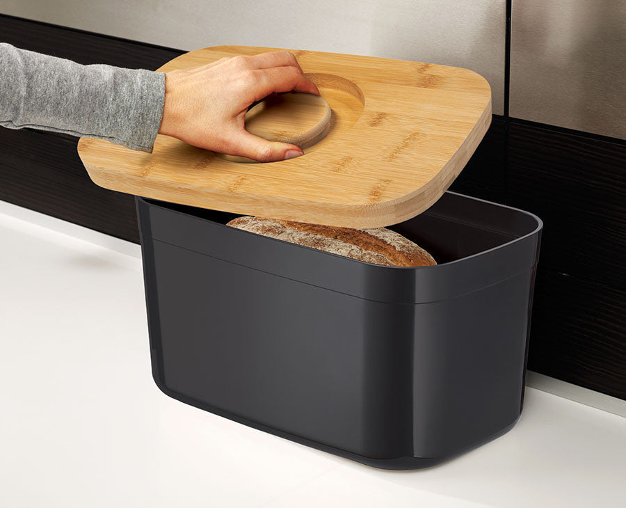 Joseph Joseph Bread Bin With Bamboo Lid