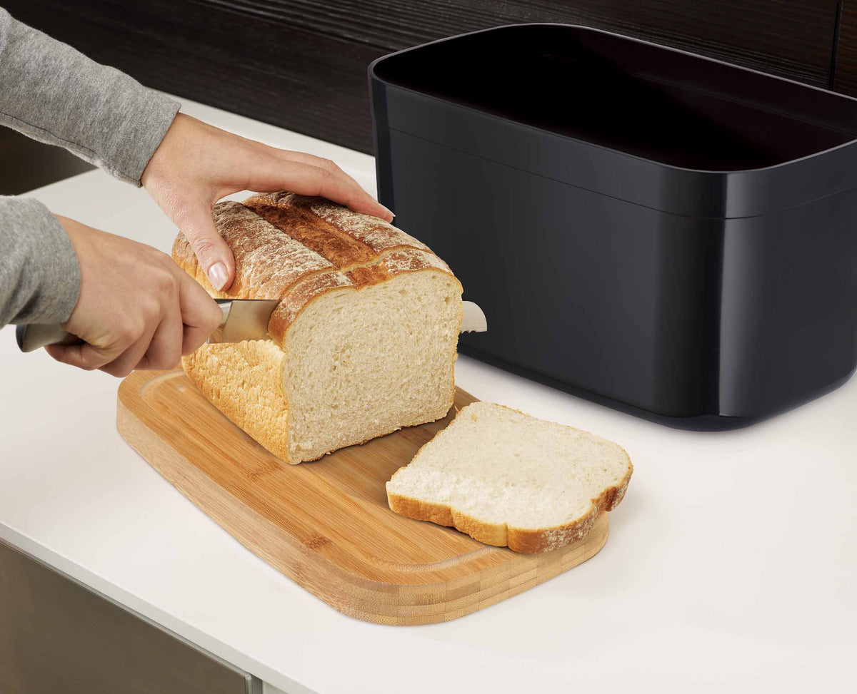 Joseph Joseph Bread Bin With Bamboo Lid