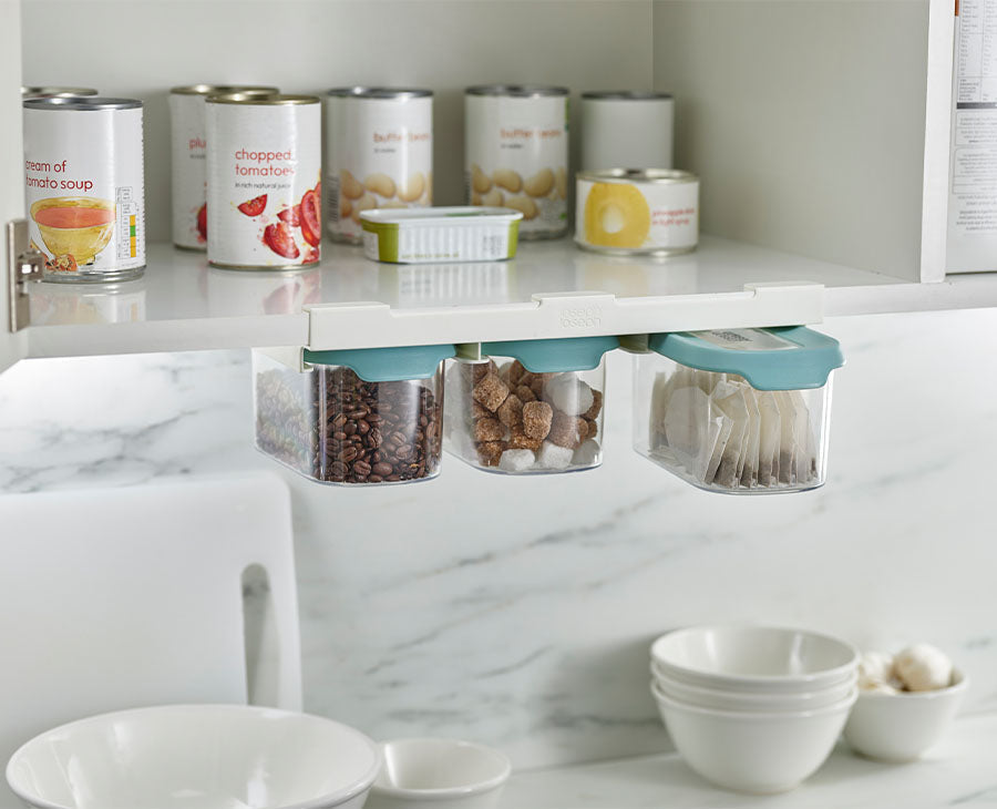 Joseph Joseph CupboardStore™ Blue Under-shelf Storage 900ml Container Set
