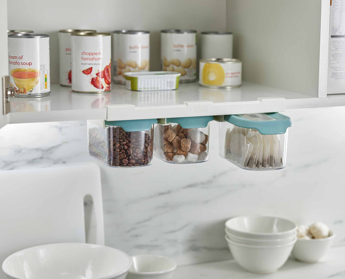 Joseph Joseph CupboardStore™ Blue Under-shelf Storage 900ml Container Set
