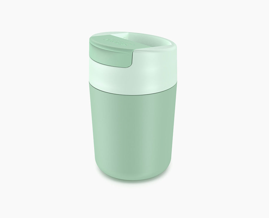 Joseph Joseph Sipp™ Green Travel Mug With Hygienic Lid 340ml