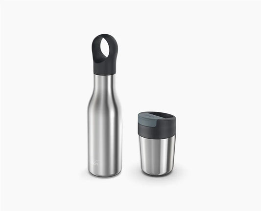 Joseph Joseph 2-piece Stainless-steel Travel Mug & Bottle Set