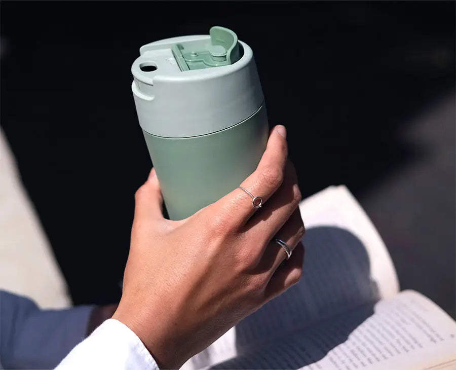 Joseph Joseph Sipp™ Green Travel Mug Large With Hygienic Lid 454ml