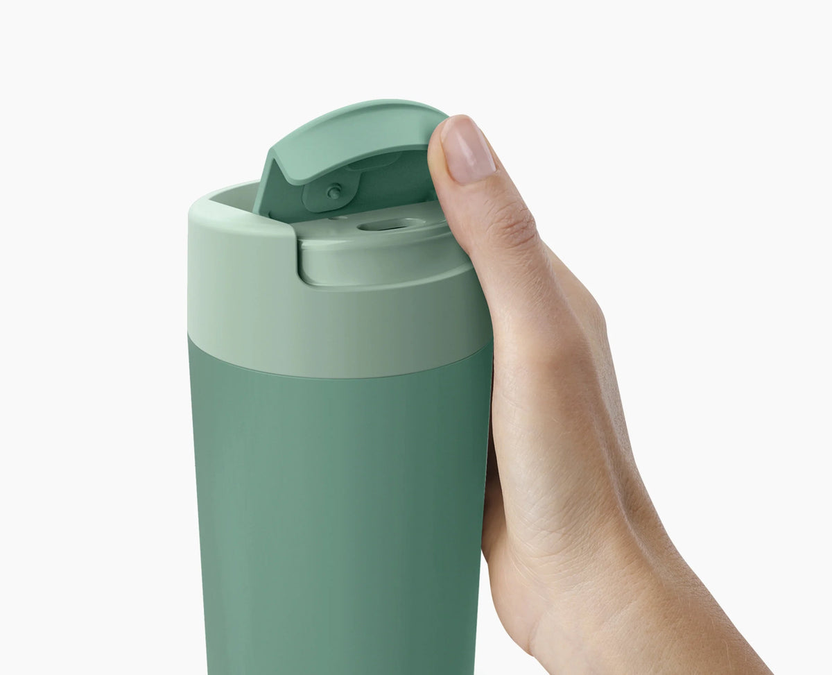 Joseph Joseph Sipp™ Green Travel Mug Large With Hygienic Lid 454ml