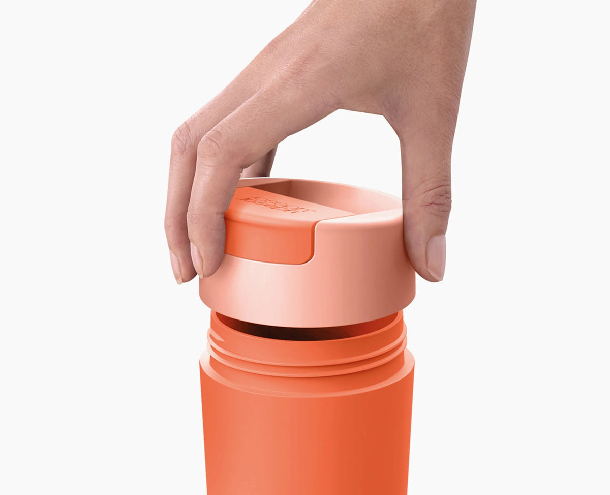 Joseph Joseph Sipp™ Coral Travel Mug Large With Hygienic Lid 454ml
