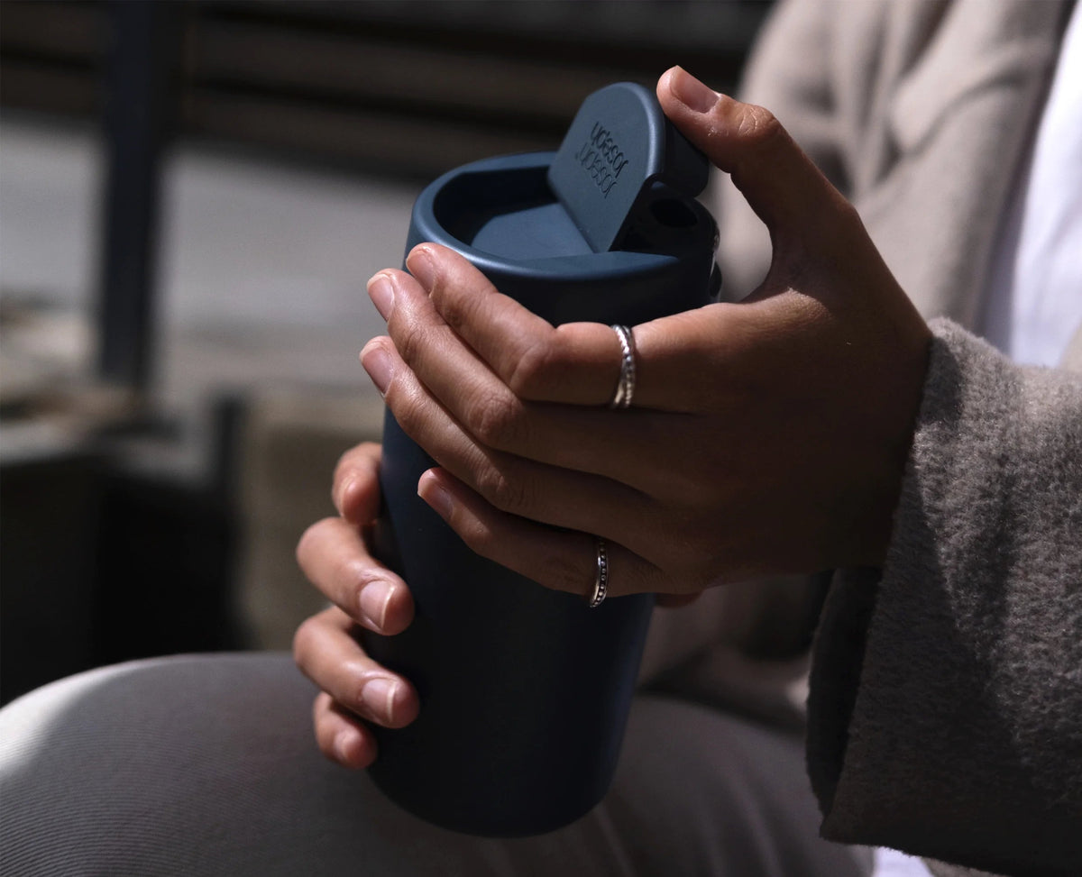 Joseph Joseph Sipp™ Blue Travel Mug Large With Hygienic Lid 454ml
