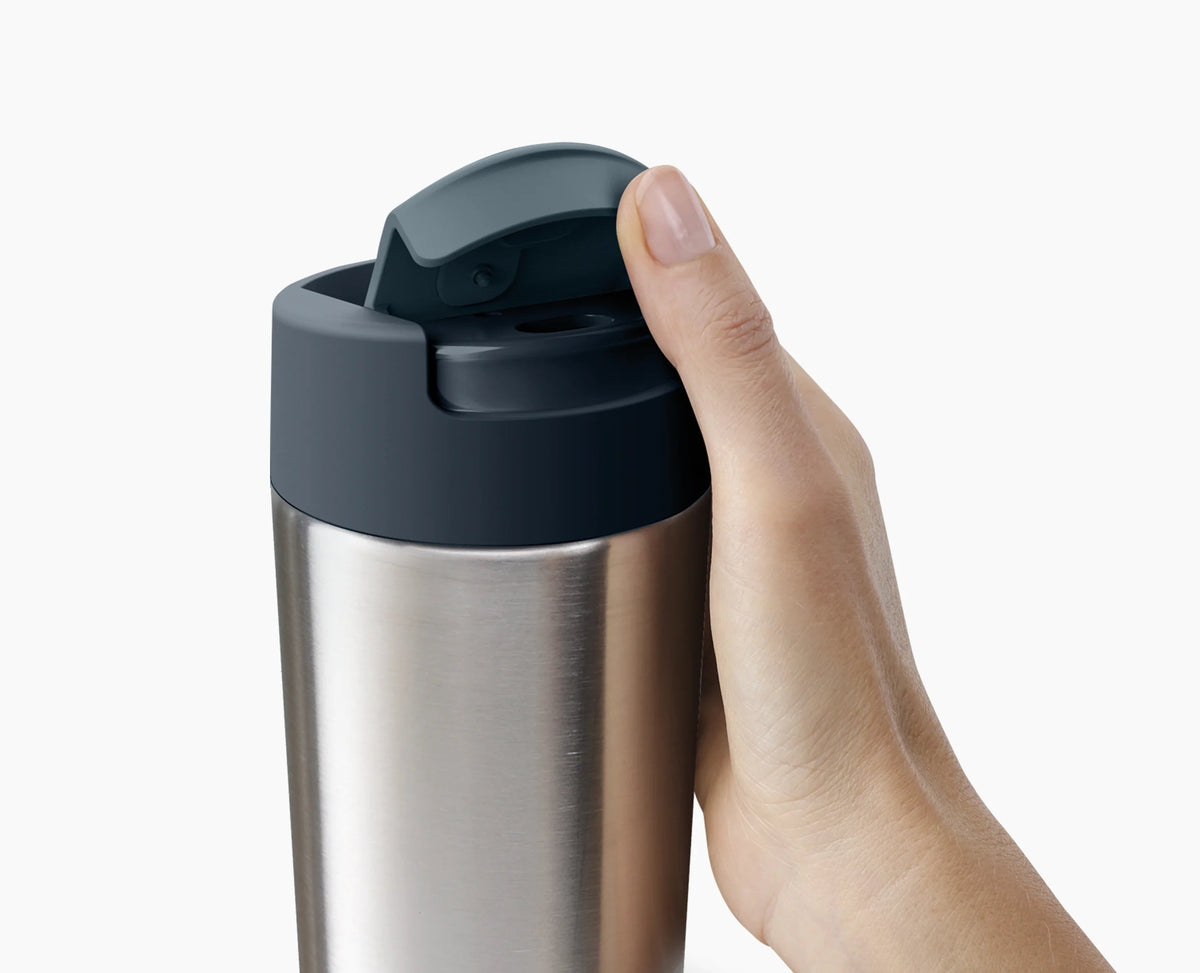 Joseph Joseph Sipp™ Stainless-steel Travel Mug Large With Hygienic Lid 454ml