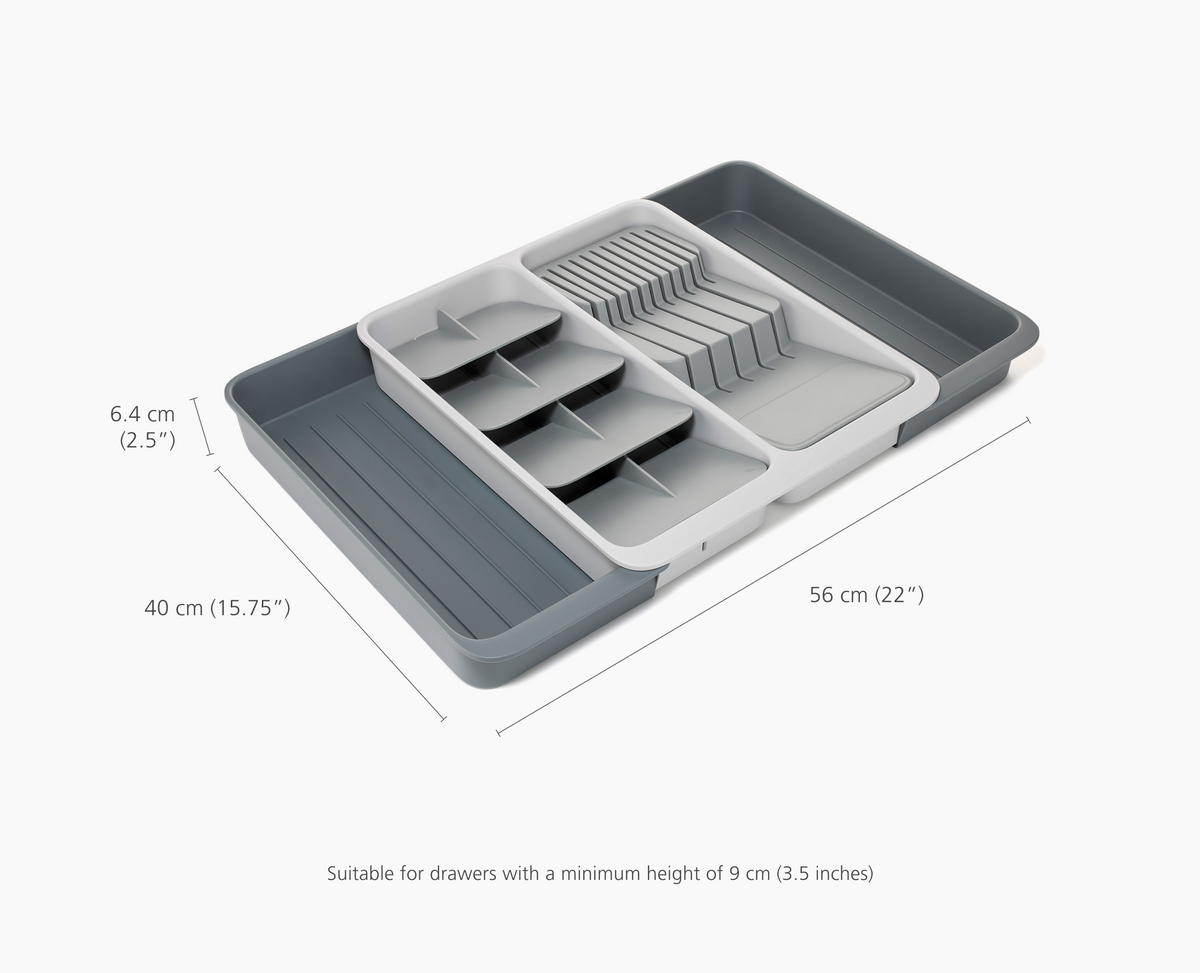 Joseph Joseph DrawerStore™ Expanding Tiered Cutlery, Utensil, Gadget & Knife Organizer