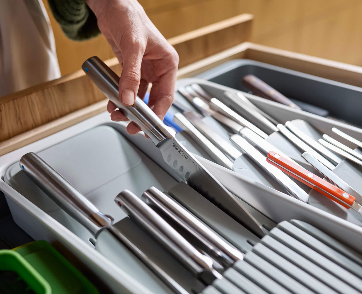 Joseph Joseph DrawerStore™ Expanding Tiered Cutlery, Utensil, Gadget & Knife Organizer