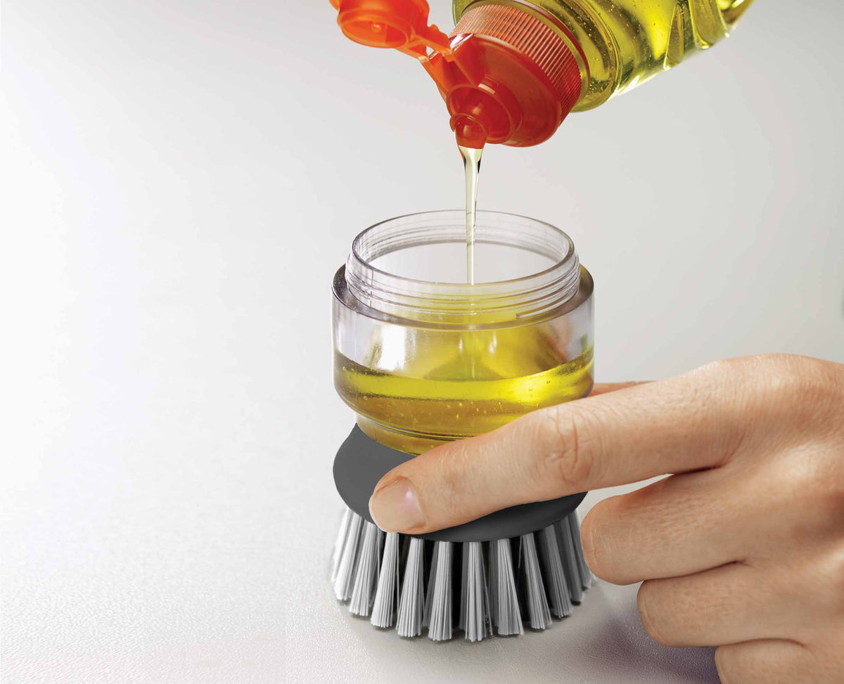 Joseph Joseph Palm Scrub™ Grey Washing-up Brush