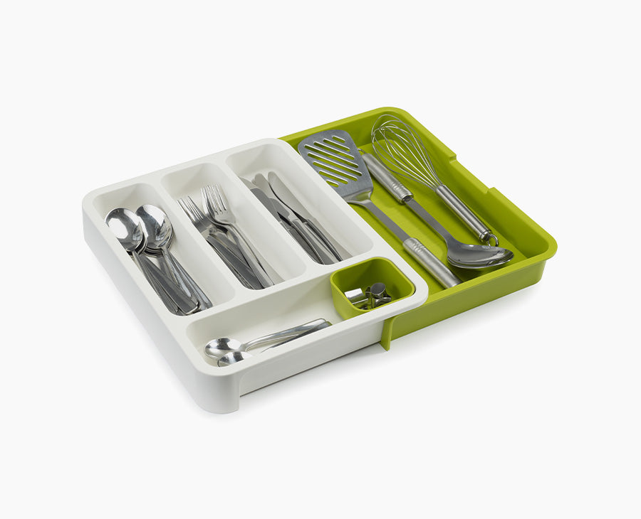Joseph Joseph DrawerStore™ Green Expandable Cutlery Tray