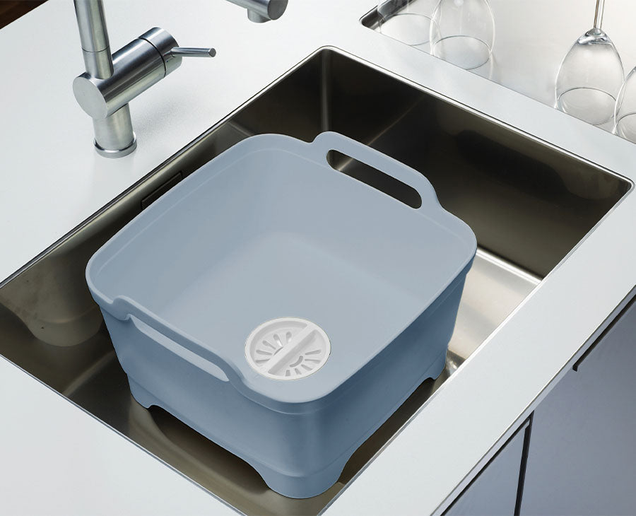 Joseph Joseph Wash&Drain™ Light Blue Washing-up Bowl