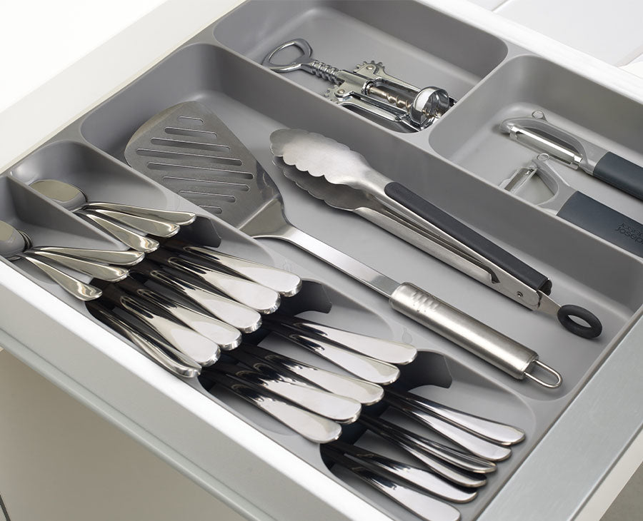 Joseph Joseph DrawerStore™ Grey Cutlery, Utensil & Gadget Organiser