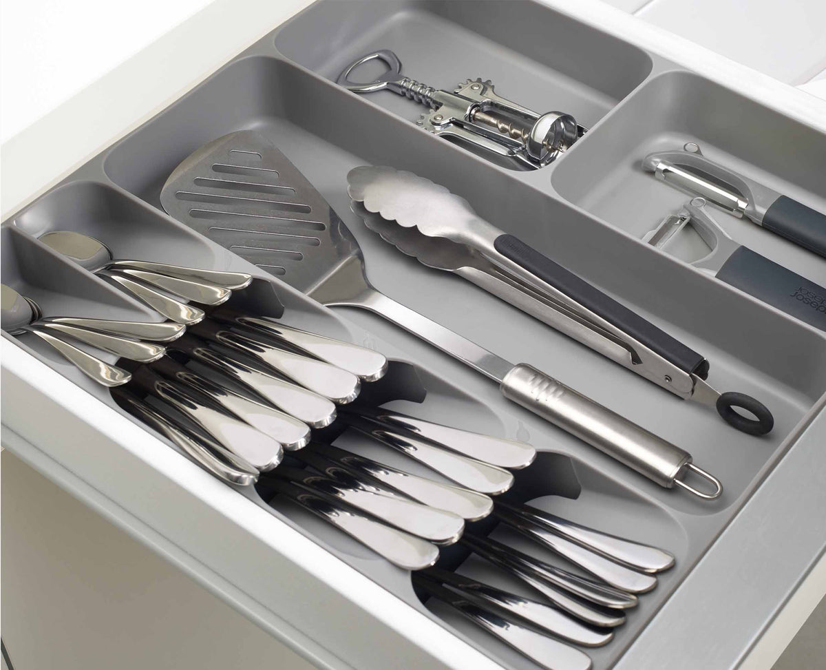 Joseph Joseph DrawerStore™ Grey Cutlery, Utensil & Gadget Organiser