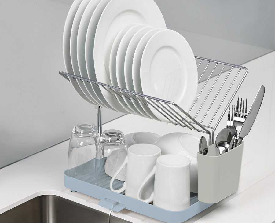 Joseph Joseph Y-Rack™ Light Blue 2-tier Dish Rack