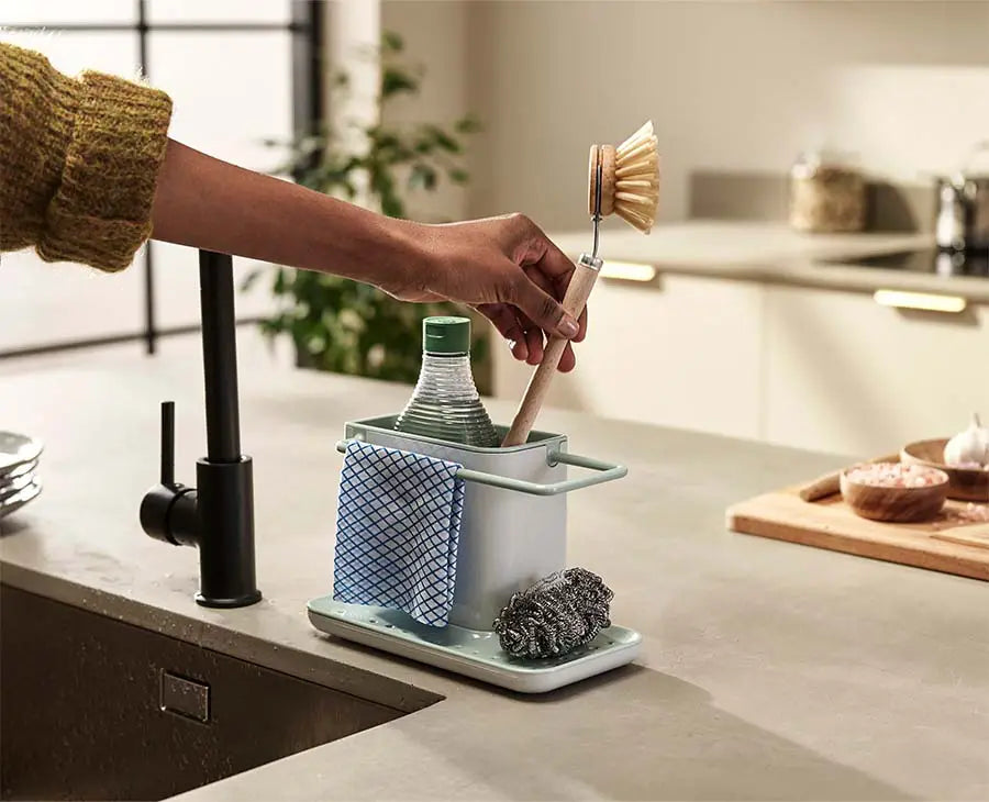 Joseph Joseph Caddy™ Stone Green Kitchen Sink Organiser