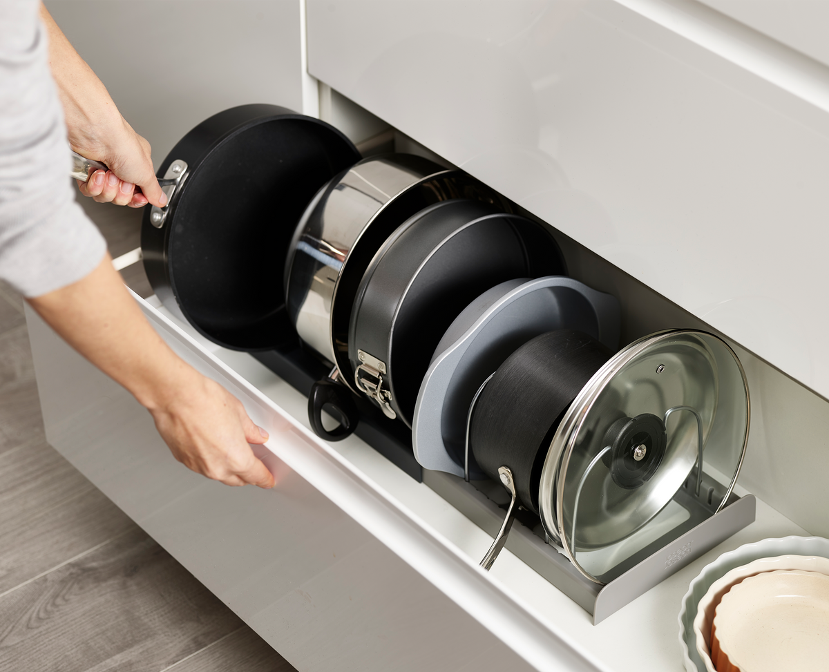 Joseph Joseph DrawerStore™ Grey Expanding Cookware Organiser