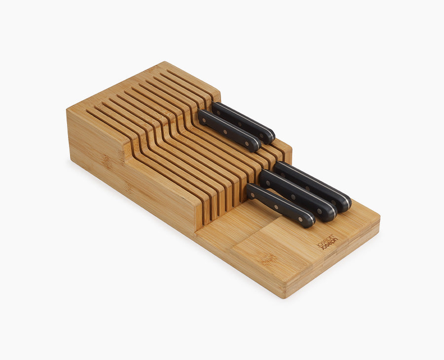 Joseph Joseph DrawerStore™ Bamboo Large 2-tier Knife Organizer