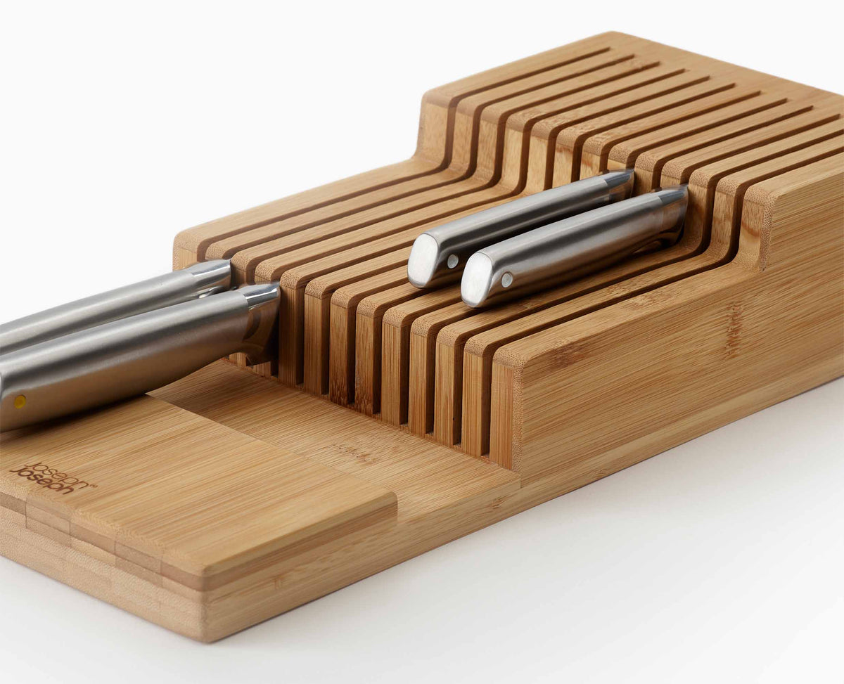 Joseph Joseph DrawerStore™ Bamboo Large 2-tier Knife Organizer
