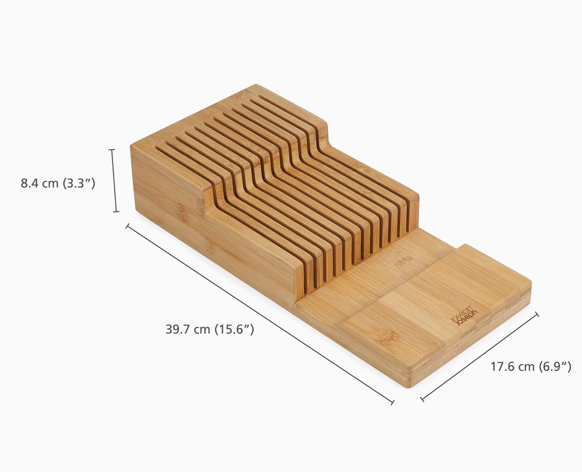 Joseph Joseph DrawerStore™ Bamboo Large 2-tier Knife Organizer