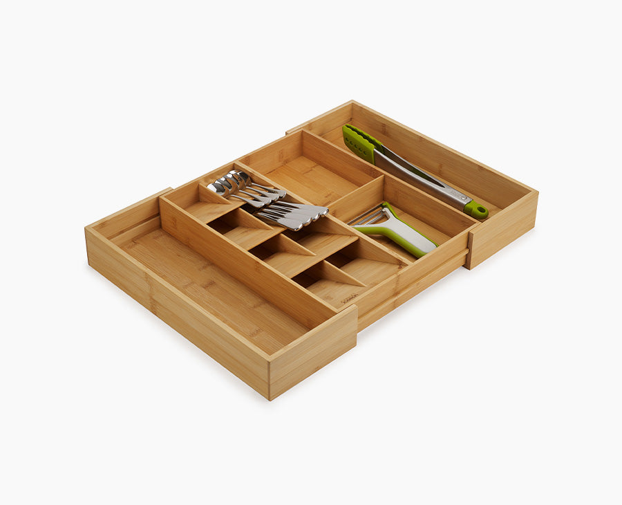 Joseph Joseph DrawerStore™ Bamboo Expanding Cutlery, Utensil & Gadgets Organiser