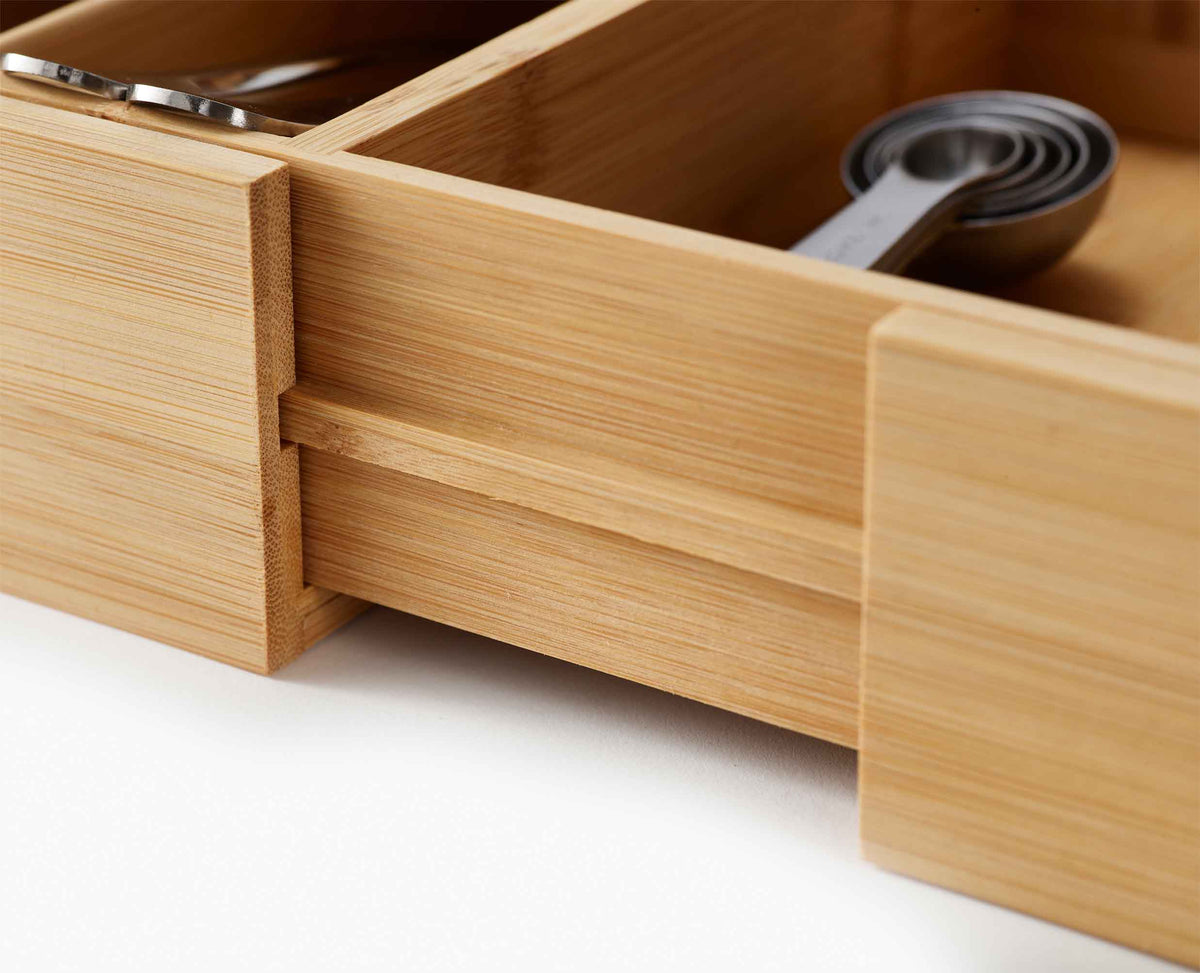 Joseph Joseph DrawerStore™ Bamboo Expanding Cutlery, Utensil & Gadgets Organizer