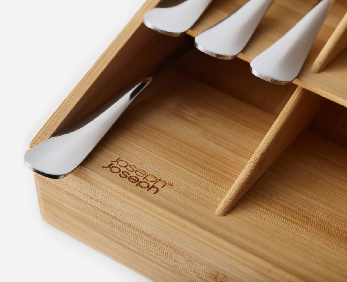 Joseph Joseph DrawerStore™ Bamboo Large Cutlery Organizer