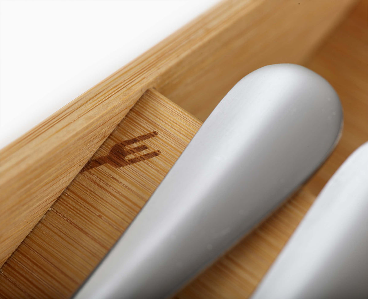 Joseph Joseph DrawerStore™ Bamboo Large Cutlery Organizer