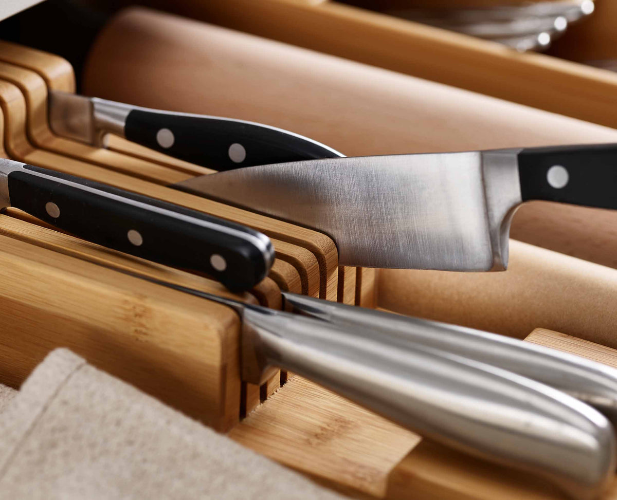 Joseph Joseph DrawerStore™ Bamboo Compact Knife Organizer