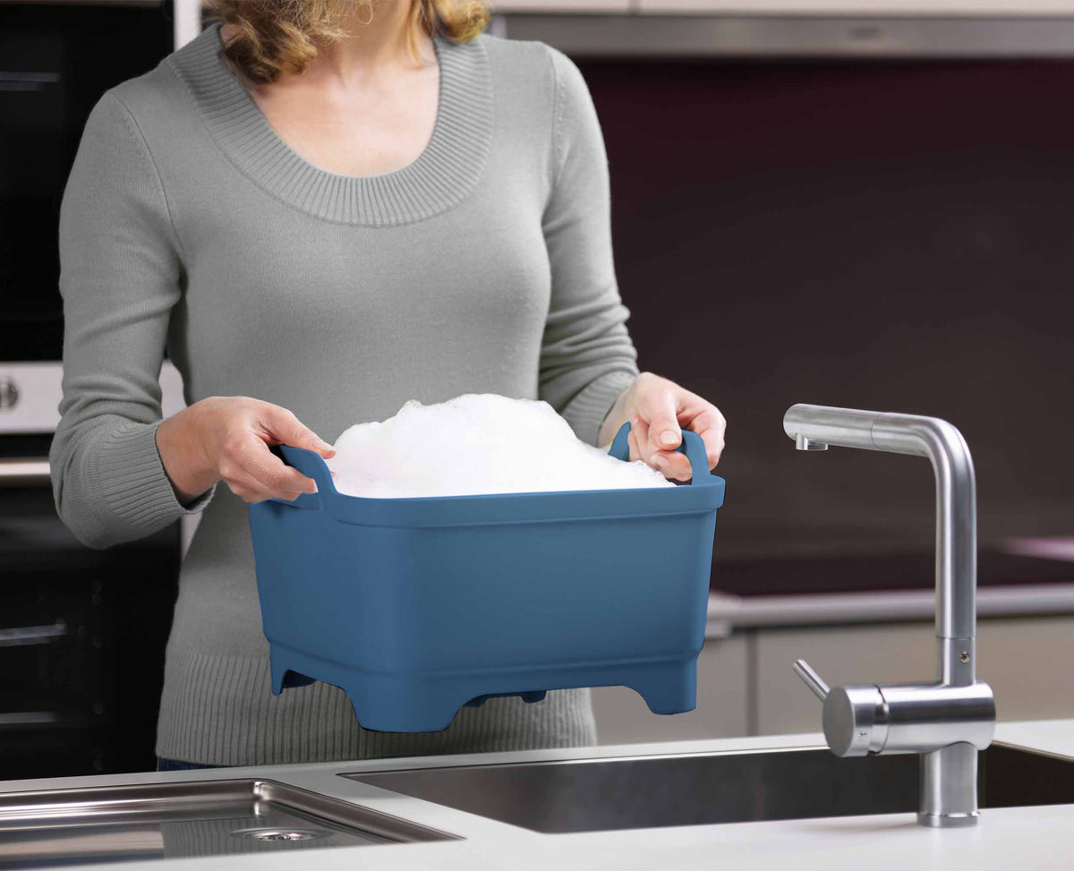 Joseph Joseph Wash&Drain™ Blue Washing-up Bowl - Editions