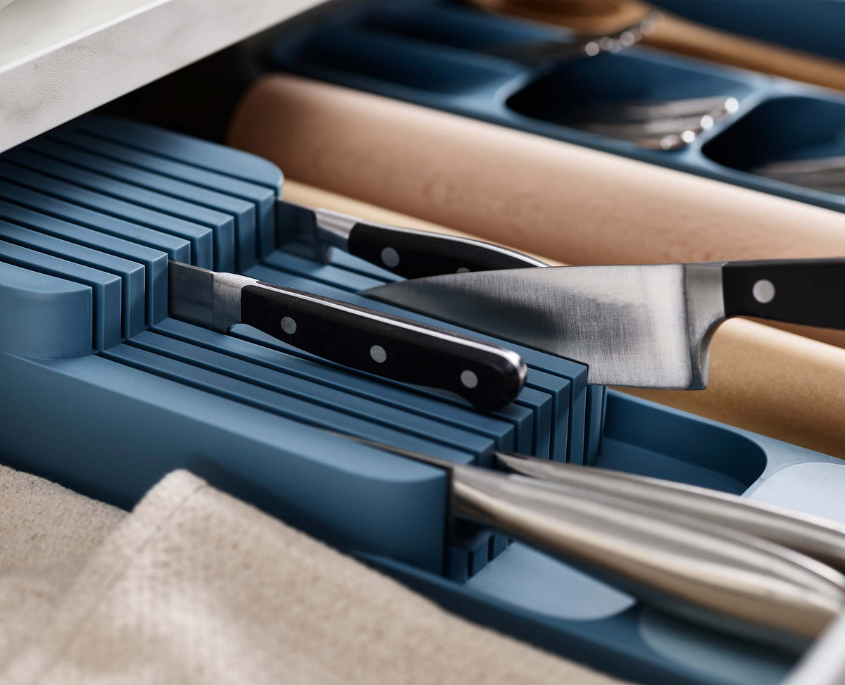 Joseph Joseph DrawerStore™ Blue Compact Knife Organiser - Editions