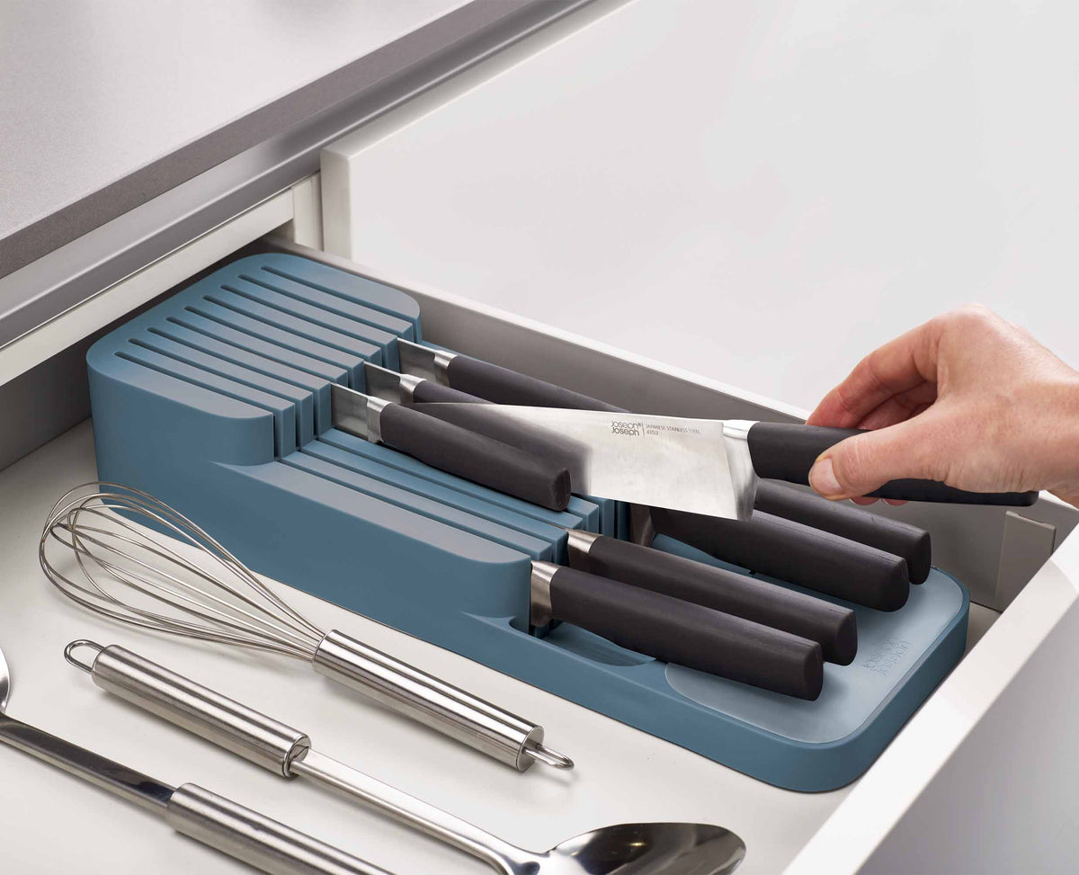 Joseph Joseph DrawerStore™ Blue Compact Knife Organiser - Editions