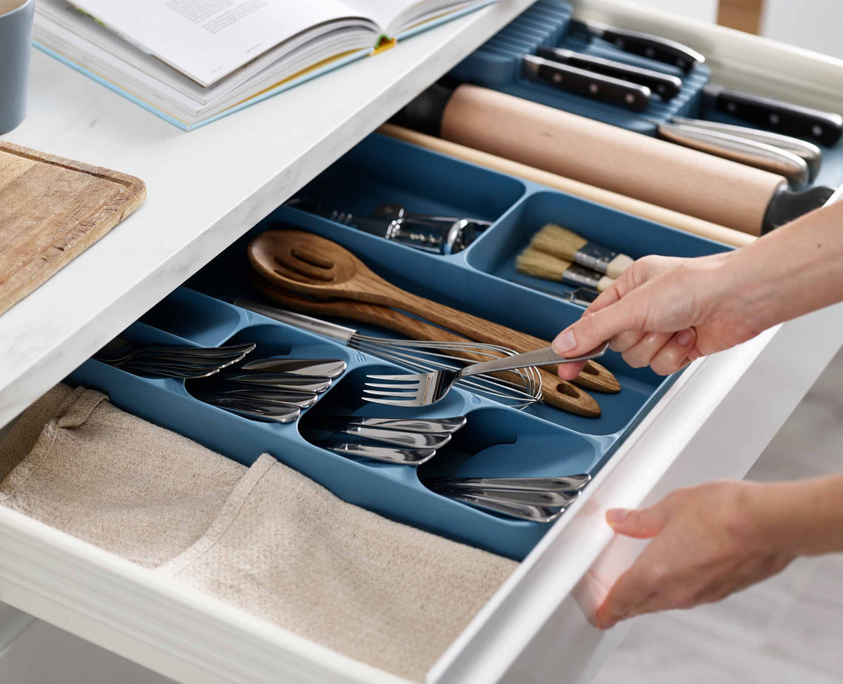 Joseph Joseph DrawerStore™ Blue Cutlery, Utensil & Gadget Organiser - Editions
