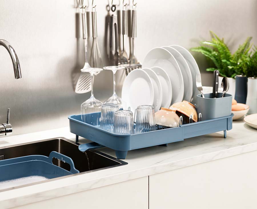 Joseph Joseph Extend™ Blue Expandable Dish Drainer - Editions