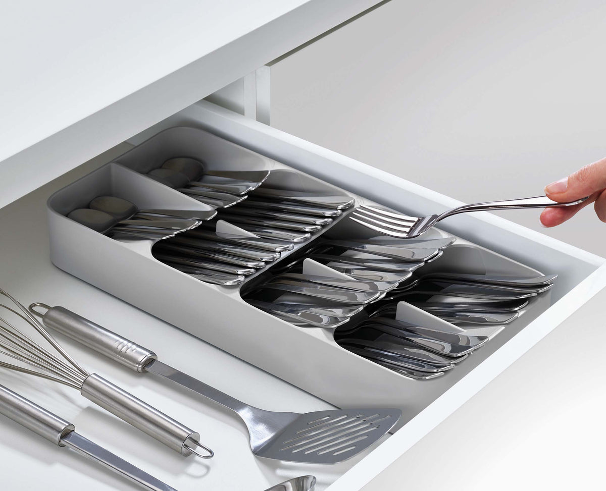 Joseph Joseph 2-piece Grey Drawer Organisation Set